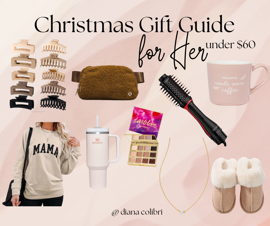 Christmas Gift Guide For Her (Under $60)