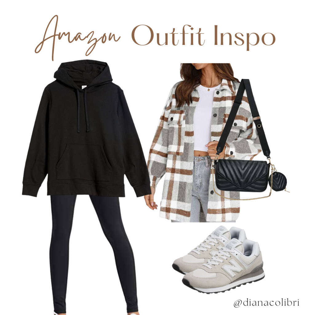 Amazon Hoodie and Shacket Casual Outfit Inspo