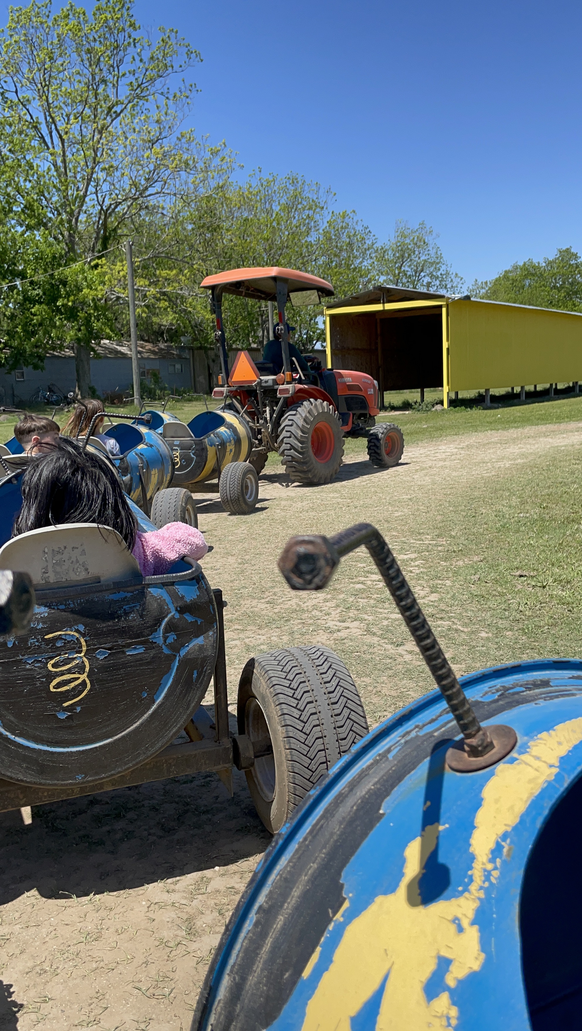 Bee ride attraction at Froberg's Farm