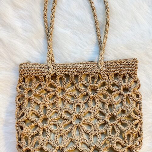 Hand Made Muted Floral Tote - Image 2