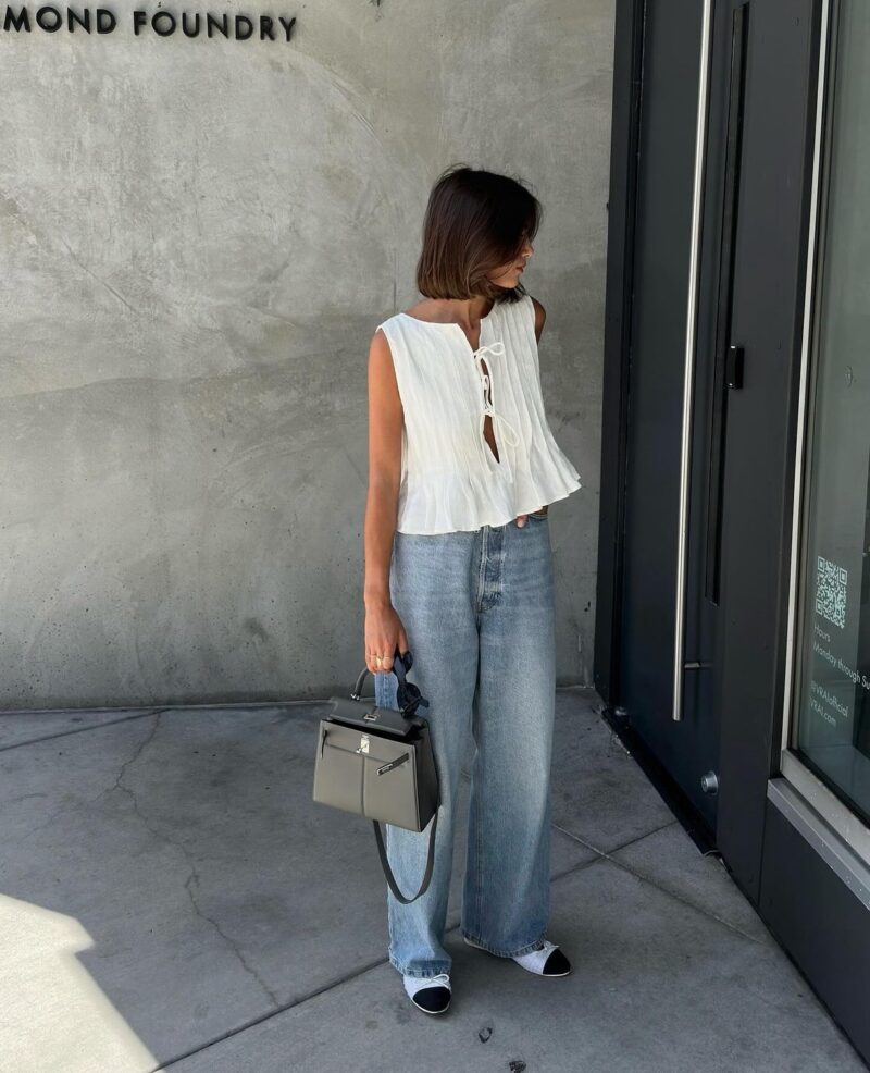 17 Stunning Wide Leg Jeans Outfit Ideas for Every Occasion - Diana Colibri