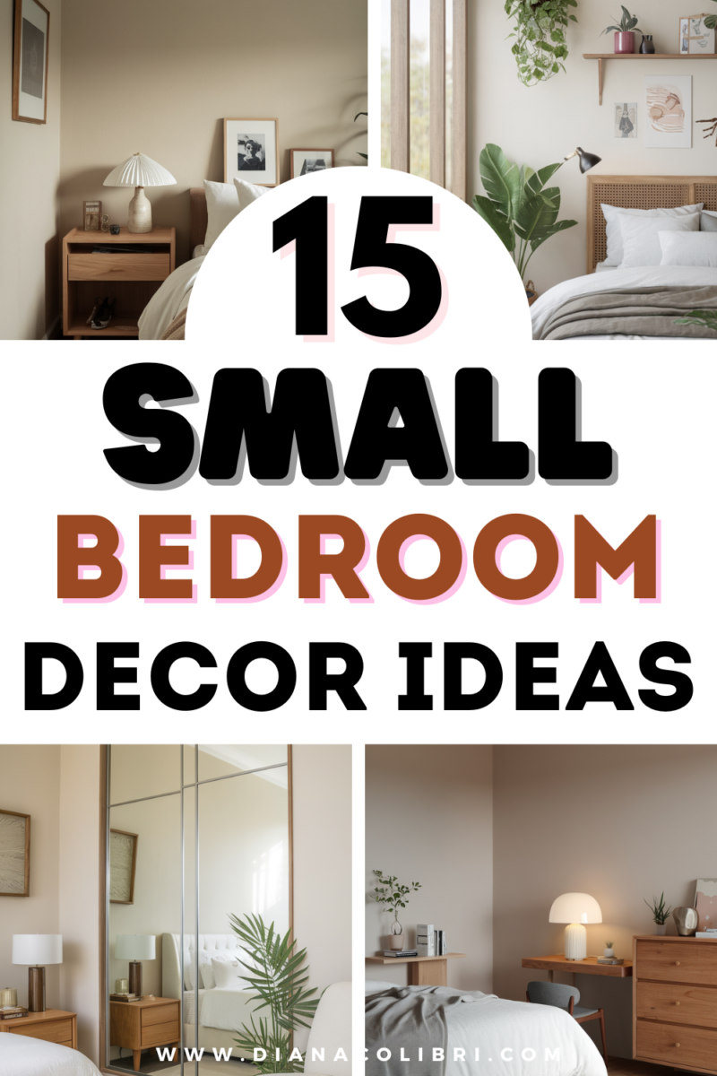 Image showcasing 15 Minimalistic Home Decor Ideas for a Cozy Small Bedroom - Diana Colibri