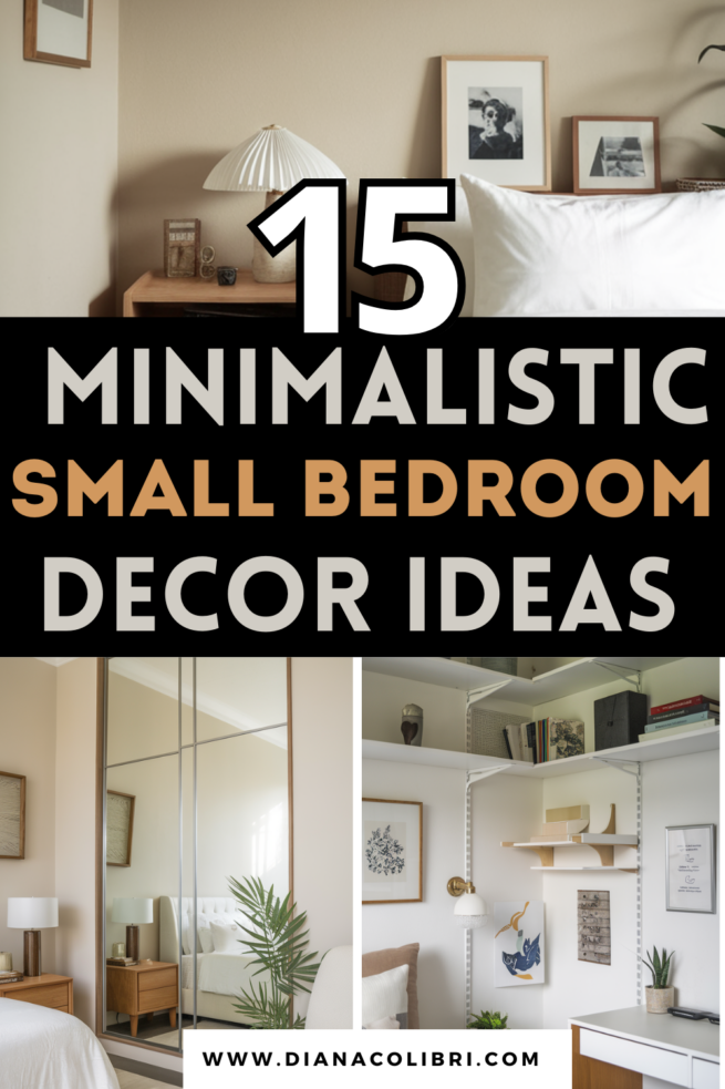 Curated visual reference: 15 Minimalistic Home Decor Ideas For A Cozy Small Bedroom Photo Inspiration
