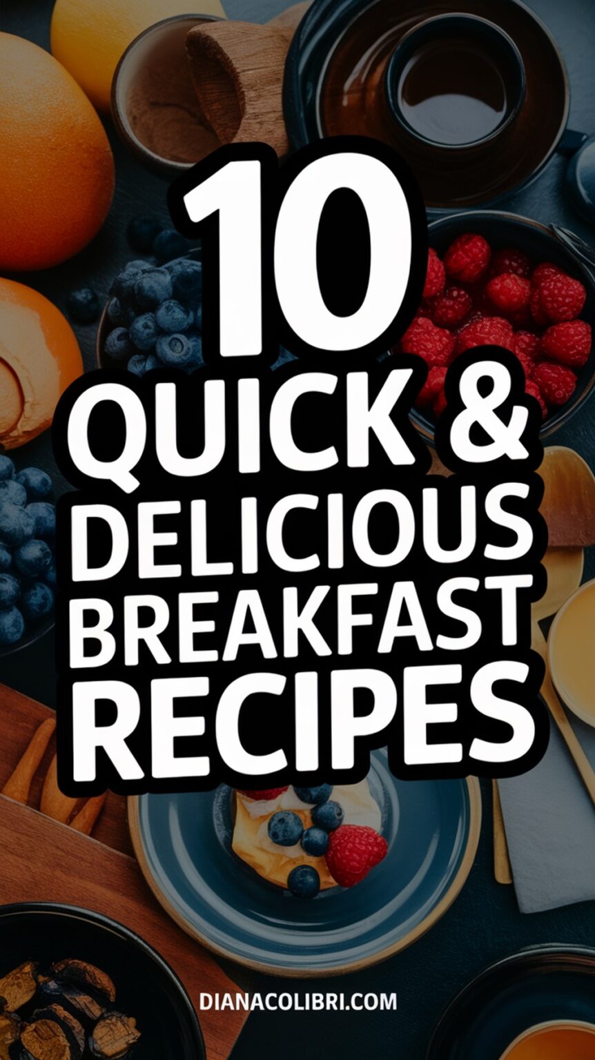 Break Fast Delicious 10 Easy and Delicious Breakfast Recipes to Kickstart Your Day - Diana ...