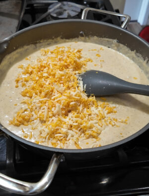 tini's mac and cheese melted cheese